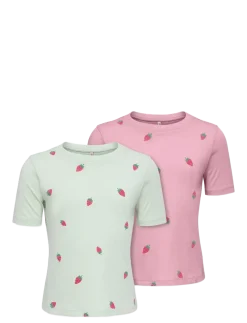 KMGBEATE SS REG PRINTED 2-P TEE JRS - Kortærmede