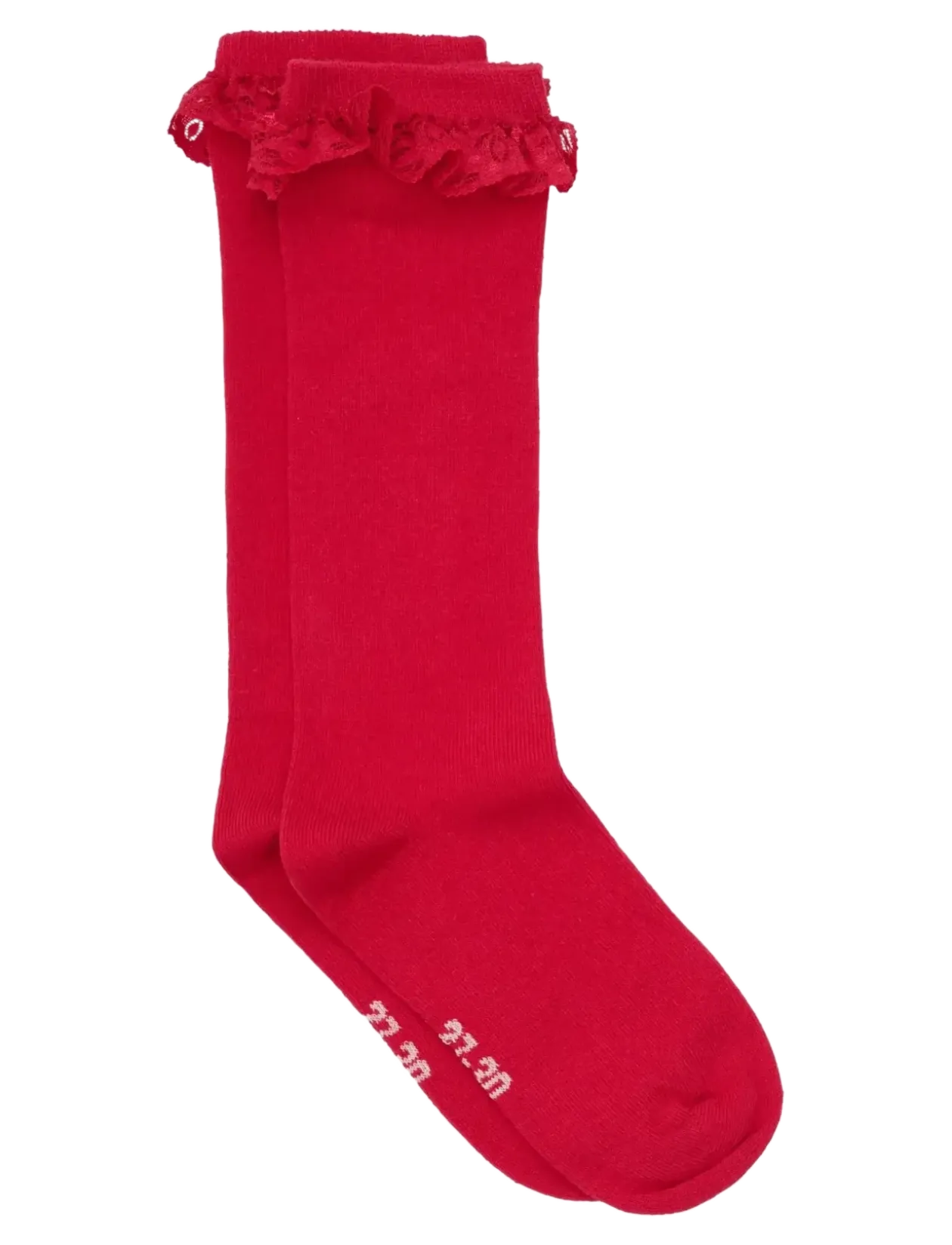 Knee Sock w. Lace - Børn