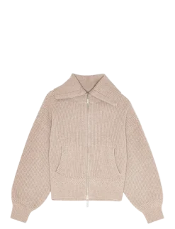 KNITTED CROPPED BOMBER - Midlayer-jakker