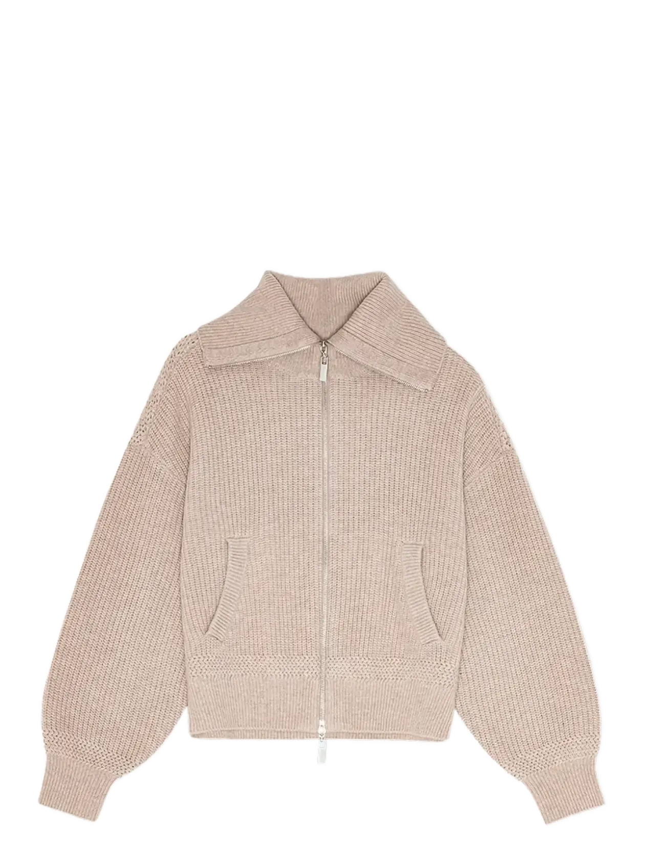 KNITTED CROPPED BOMBER - Midlayer-jakker
