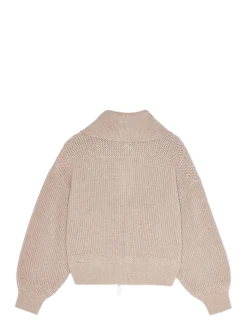 KNITTED CROPPED BOMBER - Midlayer-jakker