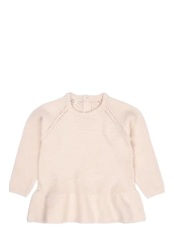 KNITTED PULLOVER W. FRILL - Trøjer