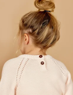 KNITTED PULLOVER W. FRILL - Trøjer