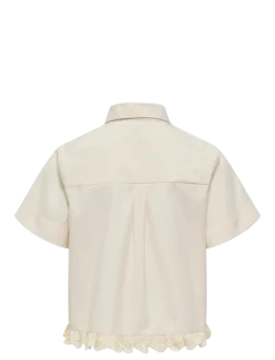 KOGIRISA SS EMBRIODERY SHIRT WVN - Kortærmede skjorter