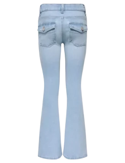 KOGPHOEBE LW BACK POC FLARED DNM BOX - Bootcut jeans