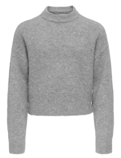 KOGRENE LIFE LS BUTTON O-NECK CP KNT - Trøjer