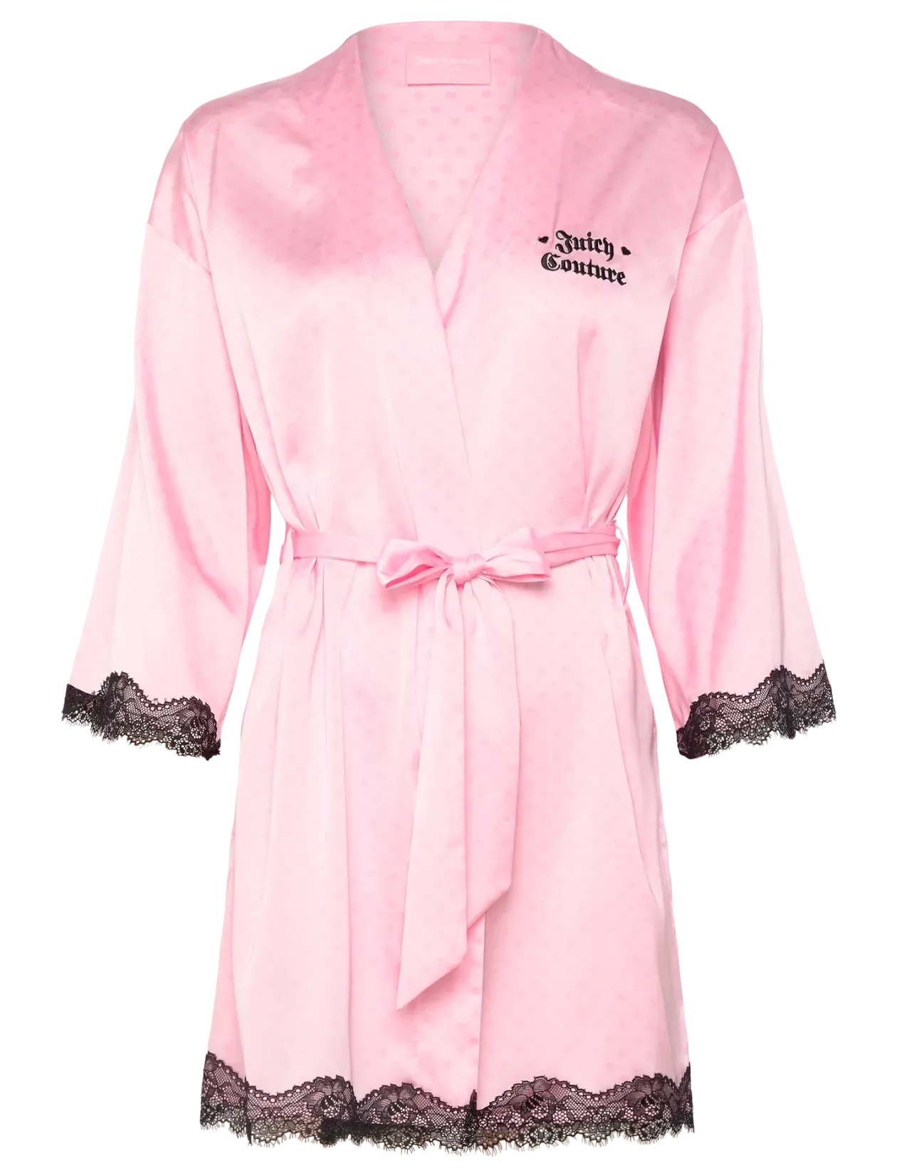 LACE TRIM KIMONO ROBE - Morgenkåbe