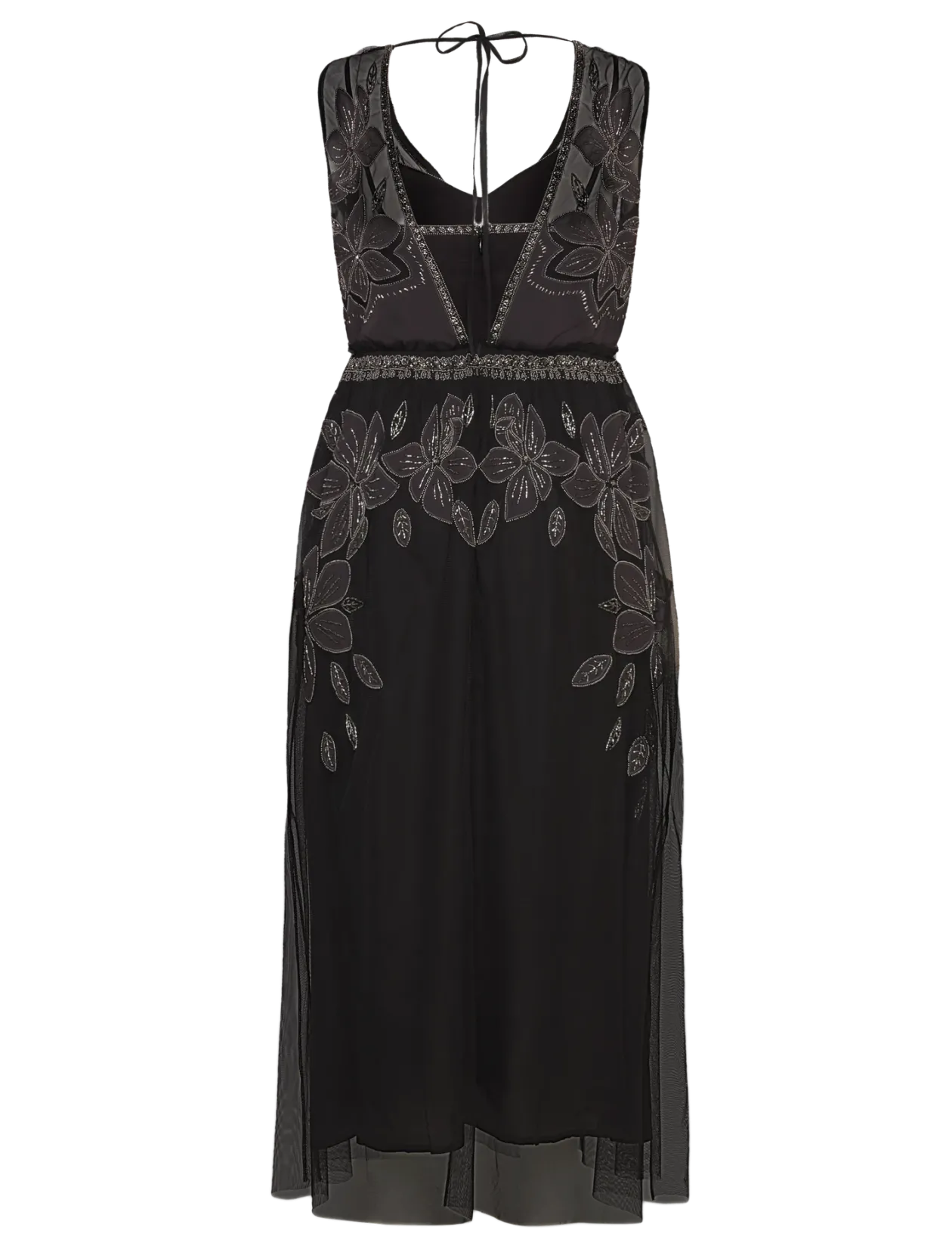 LAIA EMB DRESS - Midi kjoler