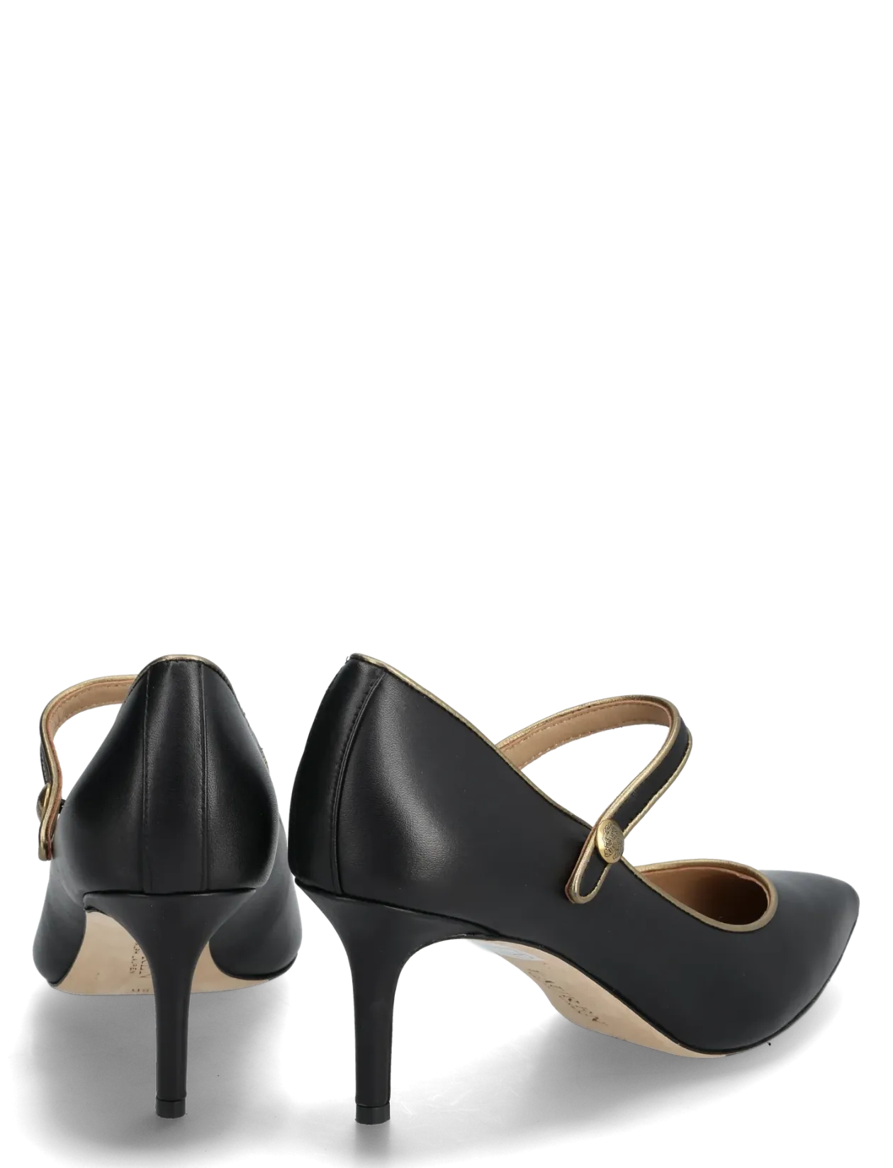 Lanette Two-Tone Leather Mary Jane Pump - Klassiske pumps
