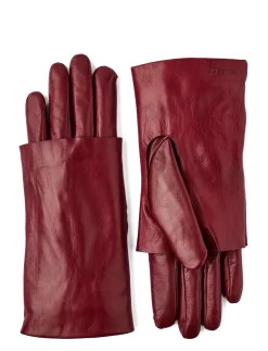 Laura Dark red - Handsker & Vanter