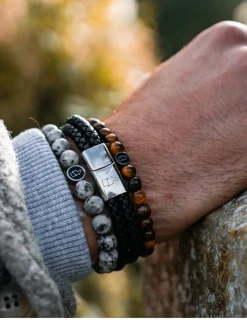 Leather Bracelet Double Rope - Armbånd