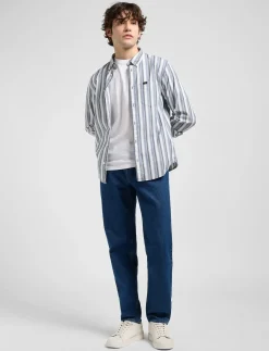 LEE BUTTON DOWN - Stribede skjorter