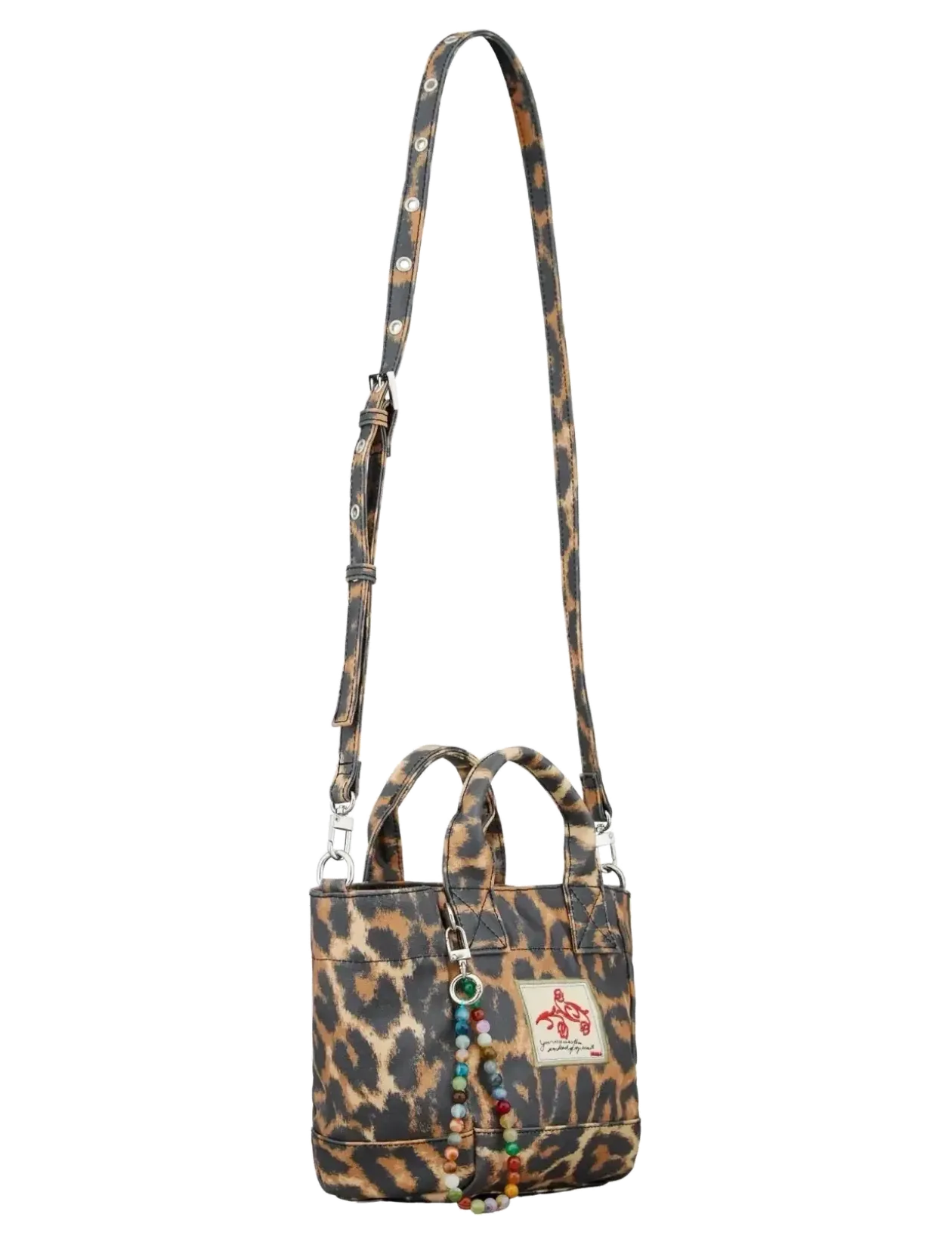 Leopa Coated Gabby Bag - Top handle tasker