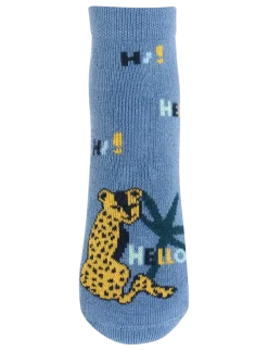 Leopard socks - anti-slip - Skridsikre sokker
