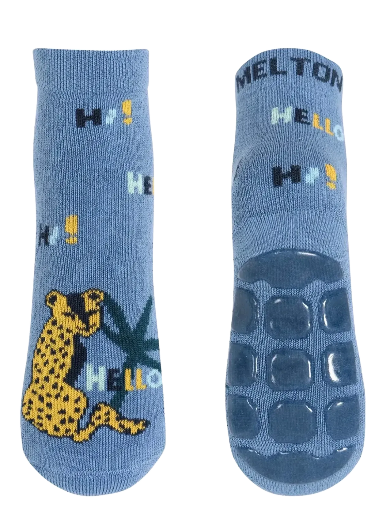 Leopard socks - anti-slip - Skridsikre sokker