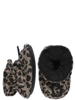 Leopard textile slippers - Hjemmesko