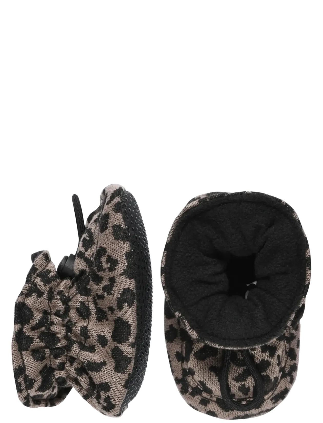 Leopard textile slippers - Hjemmesko