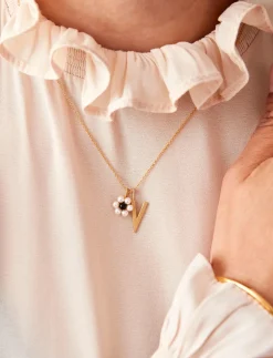 Letter for initial necklace A-Z (18K Gold-plated) - Vedhæng