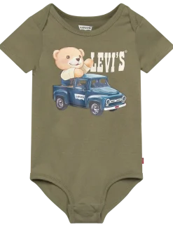 Levi's® Bodysuit, Trucker Jacket and Jeans 3-Piece Set - Sæt med body