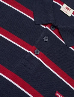 LEVIS HM POLO ALDEN STRIPE NAV - Kortærmede