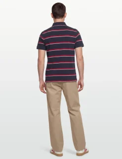 LEVIS HM POLO ALDEN STRIPE NAV - Kortærmede