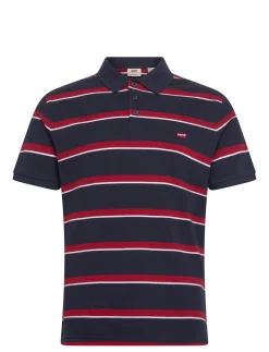 LEVIS HM POLO ALDEN STRIPE NAV - Kortærmede