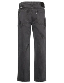 LIAM LOOSE SUBWAY BLACK ART - Relaxed jeans