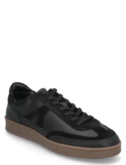 Liga - Black Leather - Lave sneakers