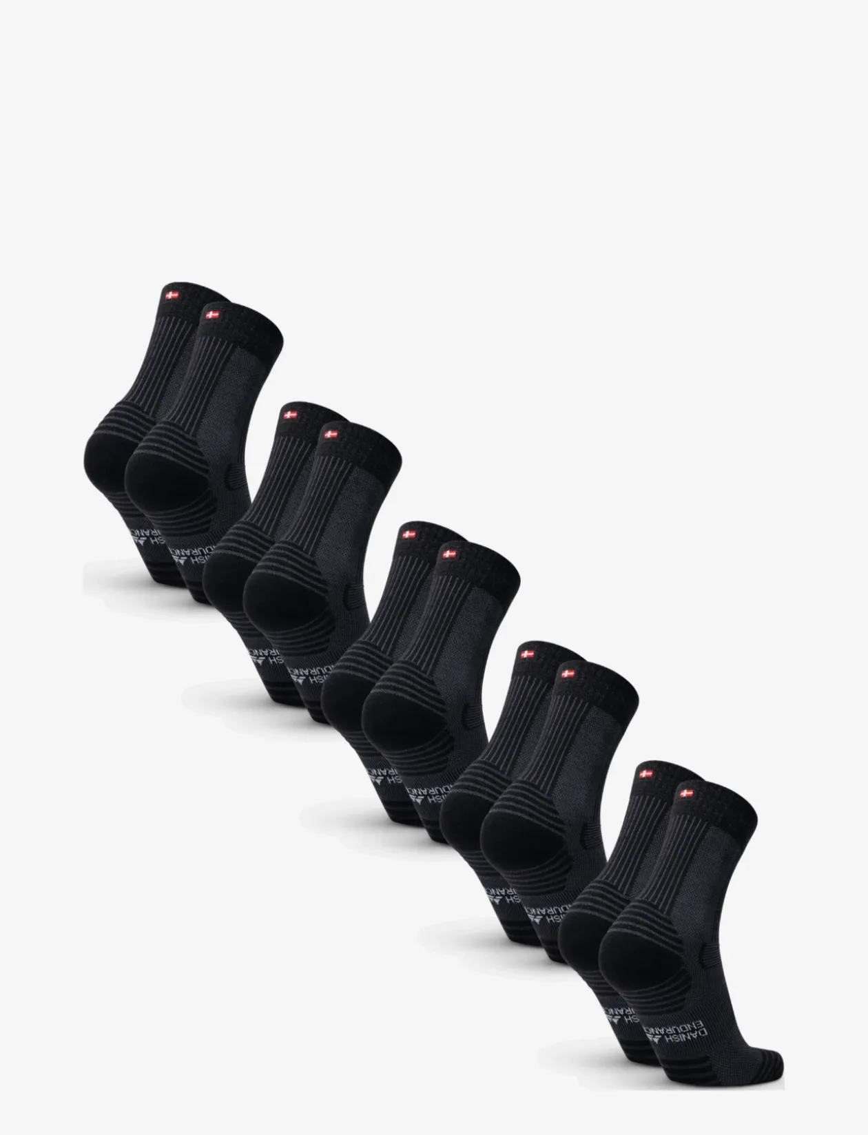 Light Hiking Crew Socks 5-pack - Strømper