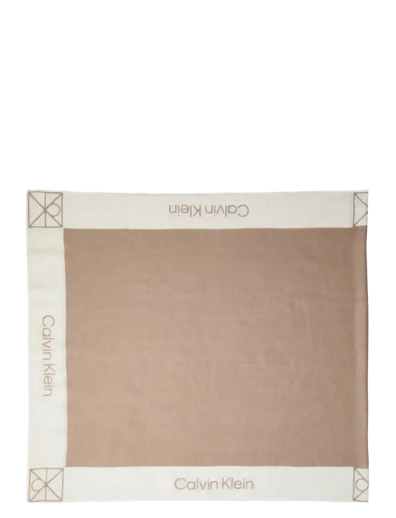 LINEN BLEND EMBLEM PAREO SCARF - Tynde tørklæder