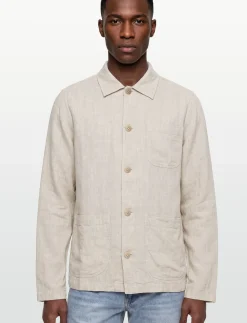 Linen overshirt - Vindjakker