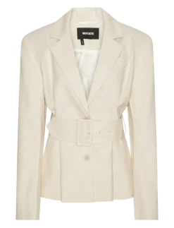 LINEN SUITING BLAZER - Blazere med bælte