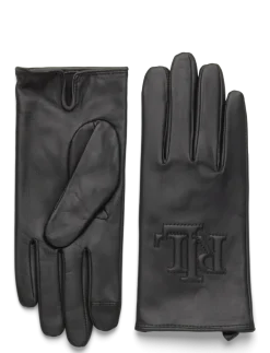 Logo-Embossed Sheepskin Tech Gloves - Handsker & Vanter