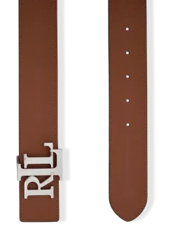 Logo Reversible Pebbled Wide Belt - Bælter