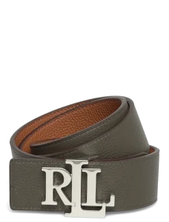 Logo Reversible Pebbled Wide Belt - Bælter