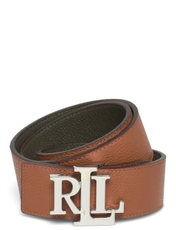 Logo Reversible Pebbled Wide Belt - Bælter