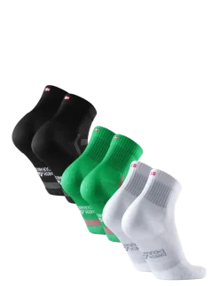 Long Distance Running Quarter Socks 3-pack - Strømper