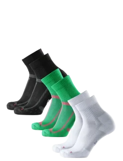 Long Distance Running Quarter Socks 3-pack - Strømper