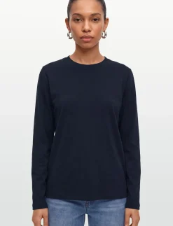 Long Sleeve Cotton Tee - Langærmede toppe