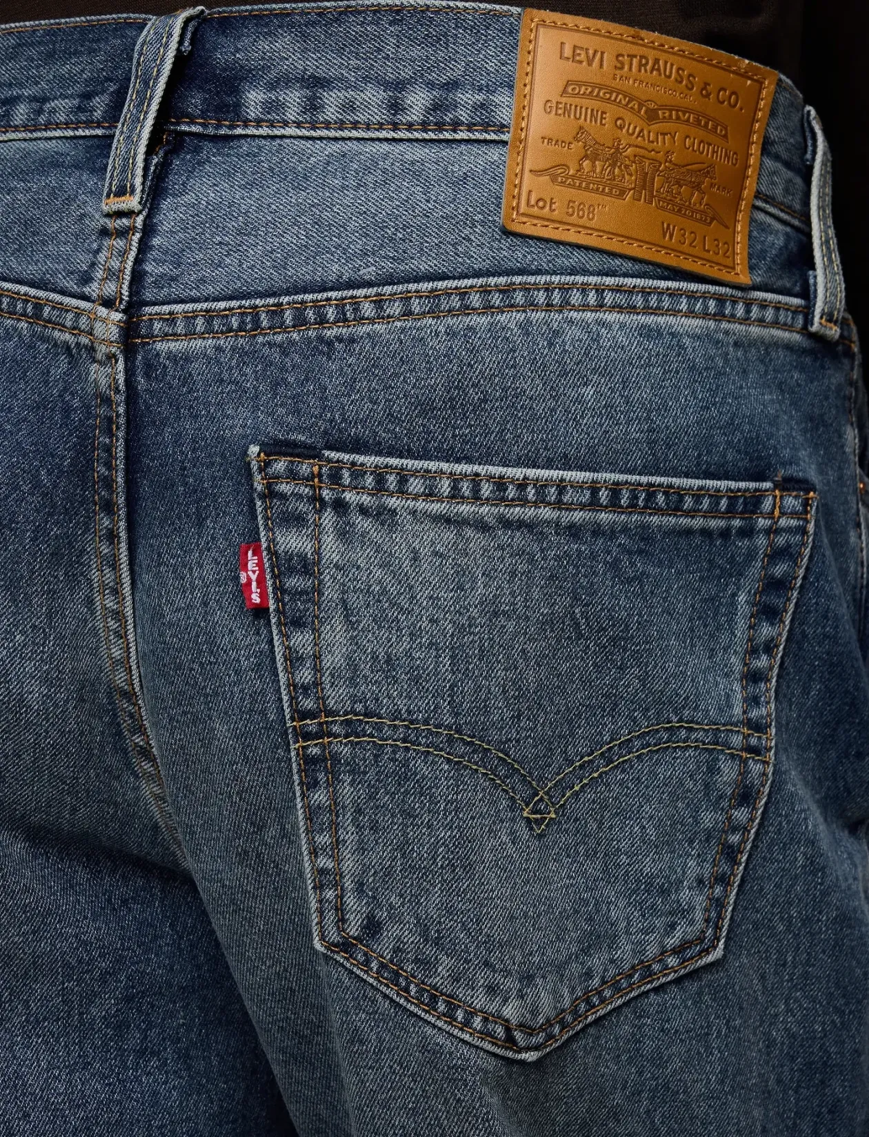 568 LOOSE STRAIGHT AISLE SEAT - Regular jeans