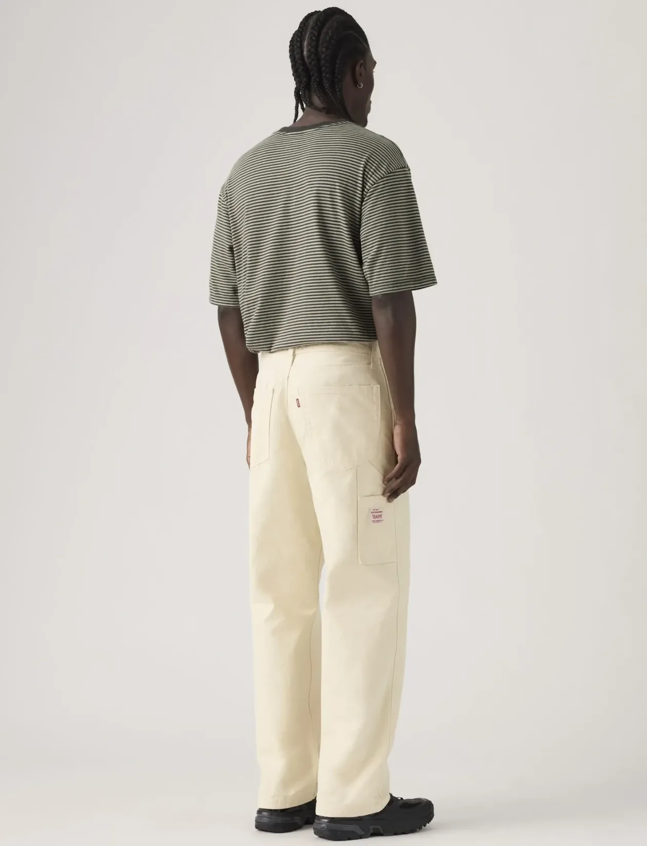 568 LOOSE STRT CARPENTER UNDYE - Relaxed jeans