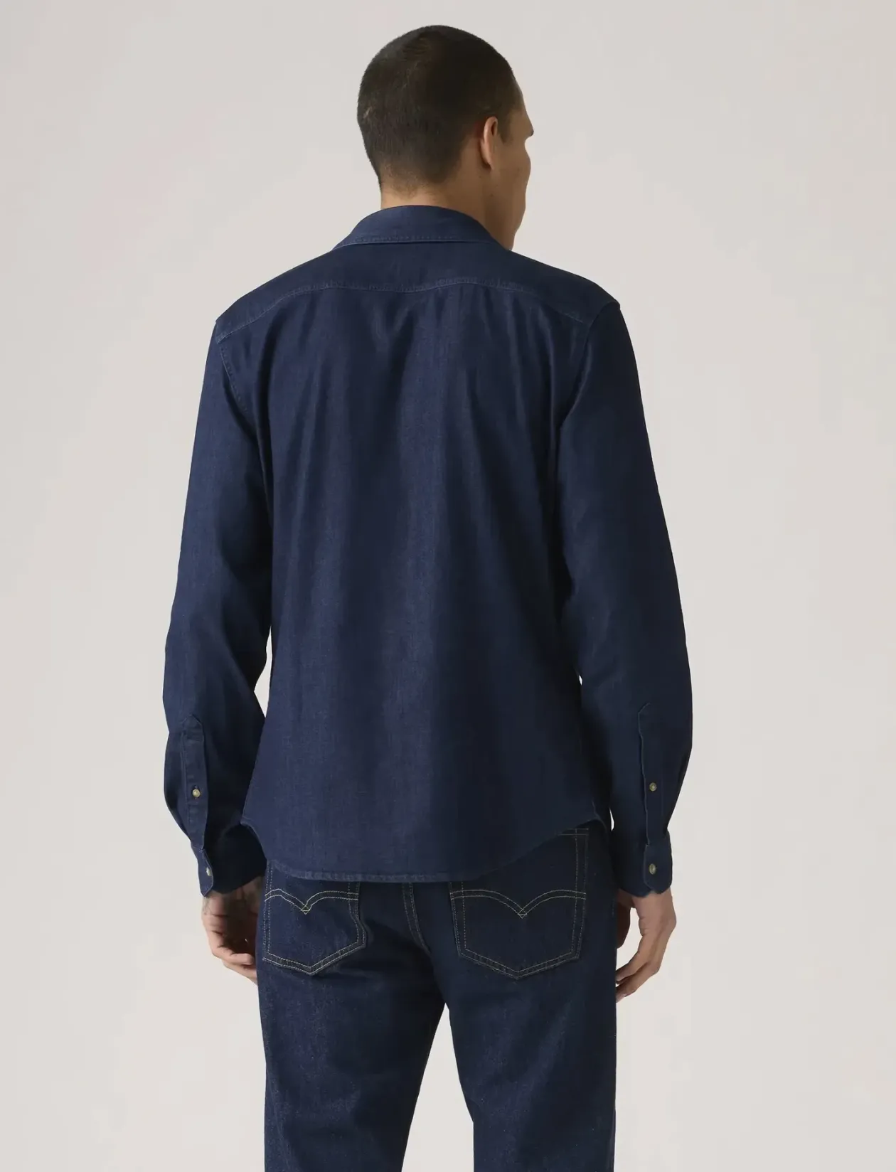 LS BATTERY HM SHIRT SLIM MOOKI - Denimskjorter
