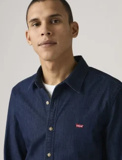 LS BATTERY HM SHIRT SLIM MOOKI - Denimskjorter