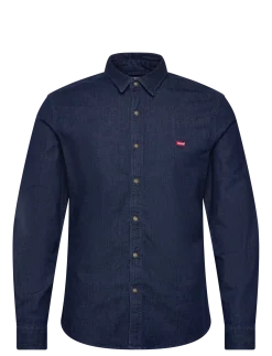 LS BATTERY HM SHIRT SLIM MOOKI - Denimskjorter