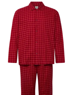 LS BUTTON DOWN PANT SET - Pyjamas