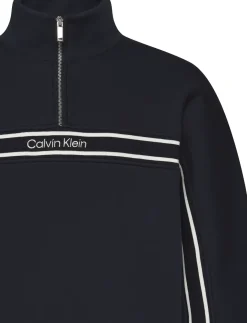 LS COTTON SPACER STRIPE RIB QTR - Sweatshirts