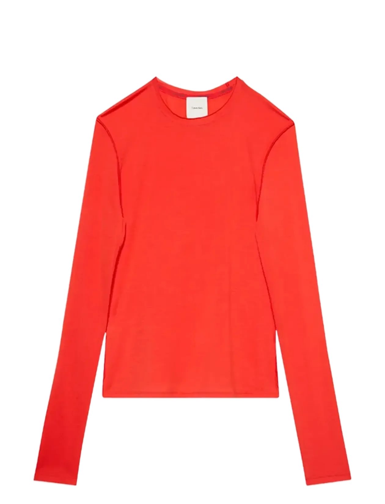 LS INSIDE OUT SHEER WOOL KNIT TO - Strik