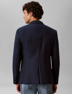 LS LINEN LYOCELL SLIM BLAZER - Enkeltradede blazere