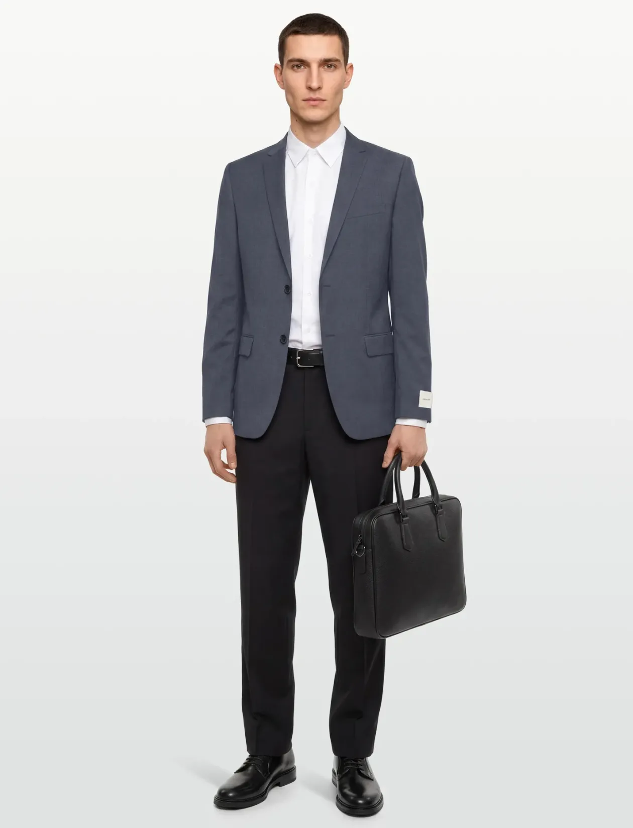 LS MICRO GRID SLIM BLAZER - Enkeltradede blazere