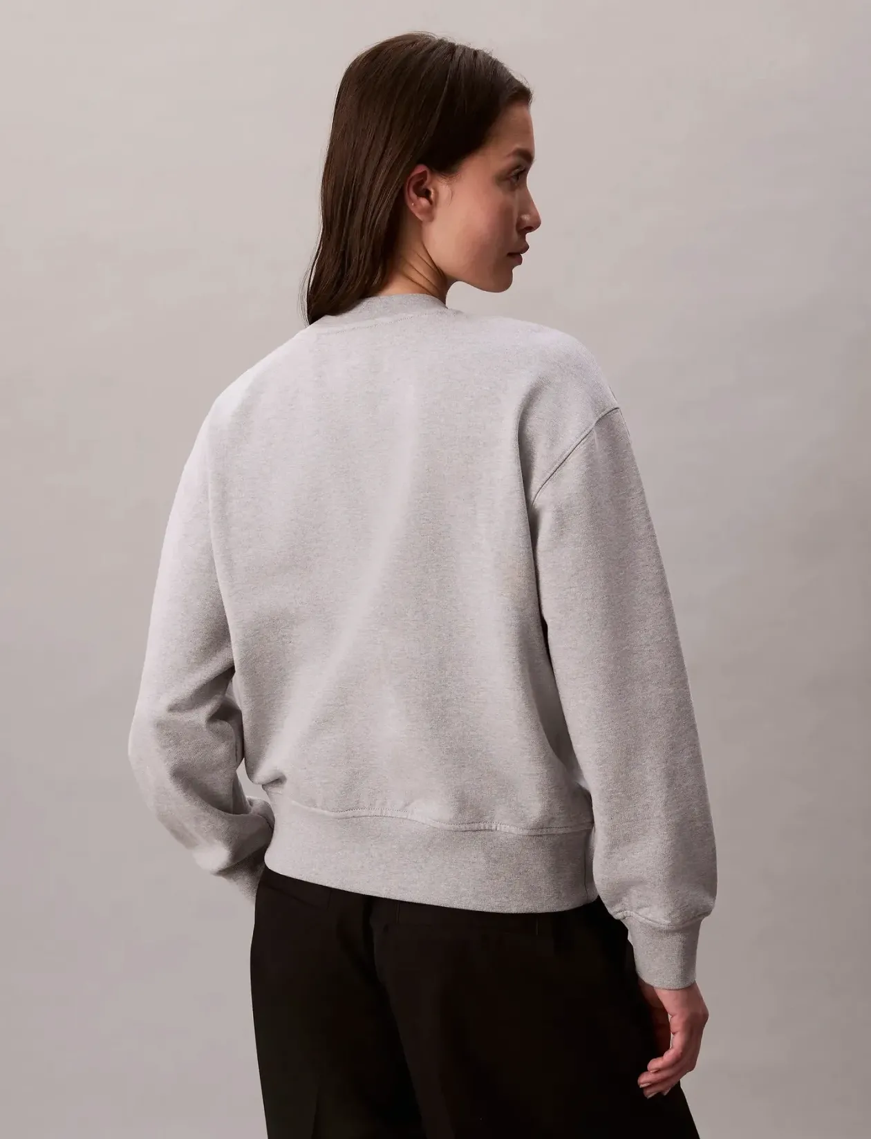 LS PREMIUM TERRY EMBLEM LOGO CRE - Sweatshirts
